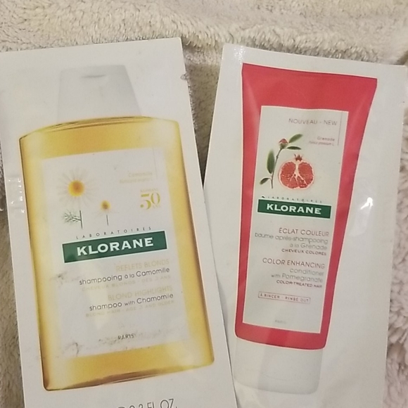 Klorane Other - Klorane samples, 1 each of shampoo and Conditioner